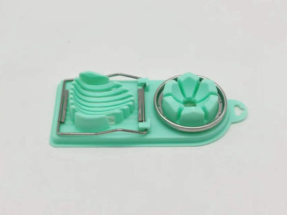 Multifunctional Egg Cutter Stainless Steel Egg Slicer Sectioner Cutter Mold Flower-Shape Luncheon Meat Cutter Kitchen Gadgets