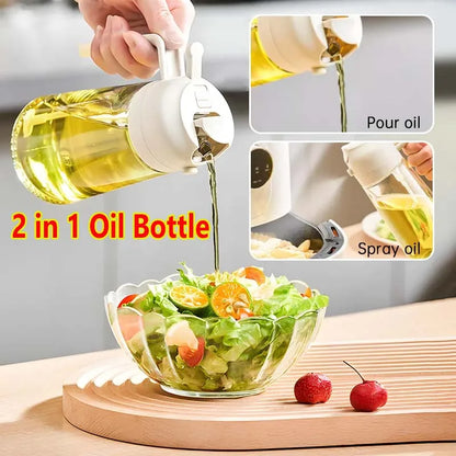 Plastic Spray Oil Sprayer Bottle Spray Oil Dispenser Oil Jar Cruet BBQ Kitchen Baking Roasting Picnic Kitchen Tool