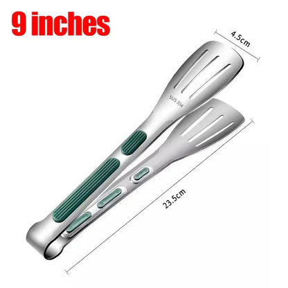 Stainless Steel Food Tongs BBQ Meat Salad Bread Clip Barbecue Grill Buffet Clamp Non-slip Food Tong Cooking Tools Kitchen Gadget