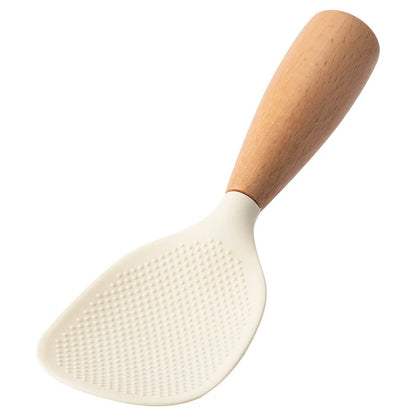 1Pc Silicone Cooking Spoon – High Temperature-Resistant, Anti-Scalding Non-Stick Kitchen Utensil