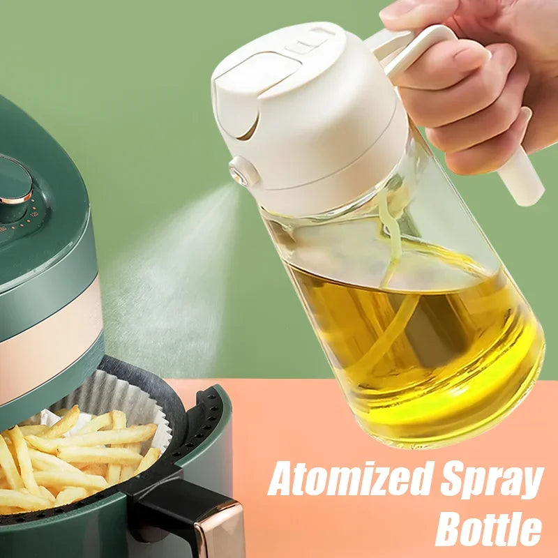 Plastic Spray Oil Sprayer Bottle Spray Oil Dispenser Oil Jar Cruet BBQ Kitchen Baking Roasting Picnic Kitchen Tool