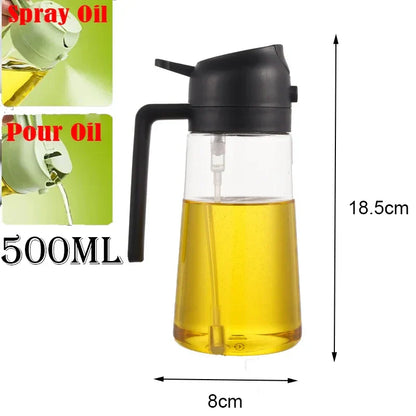 Plastic Spray Oil Sprayer Bottle Spray Oil Dispenser Oil Jar Cruet BBQ Kitchen Baking Roasting Picnic Kitchen Tool