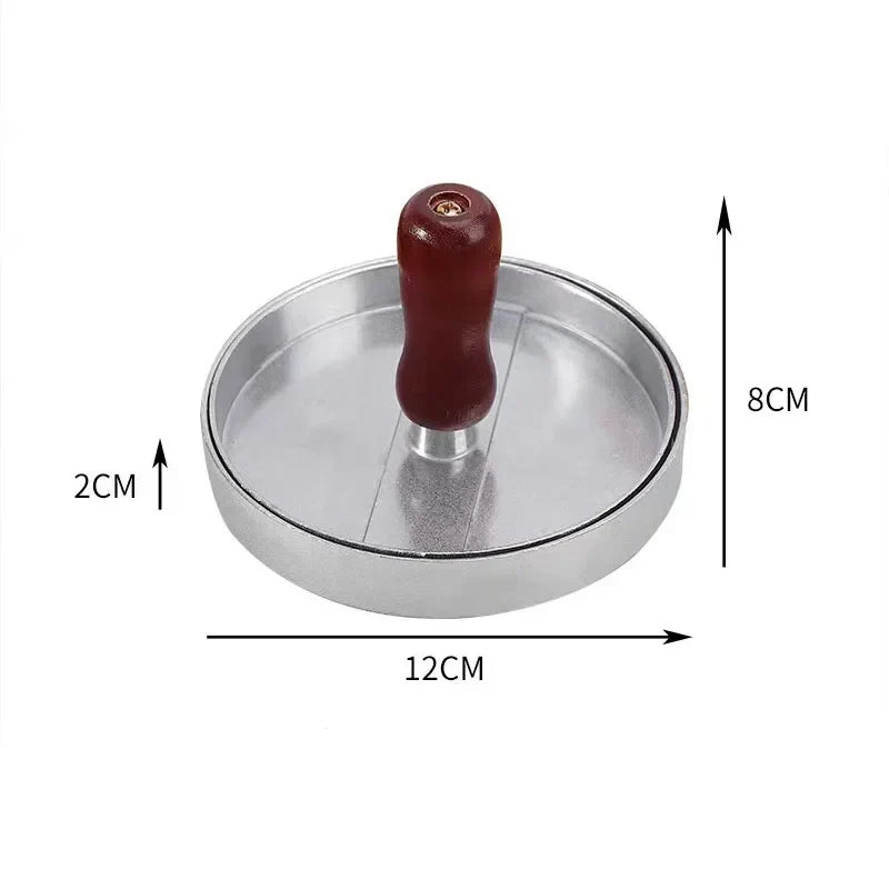 Burger Press Hamburger Meat Tool Patty Maker Aluminum Burger Maker for Kitchen BBQ Grill