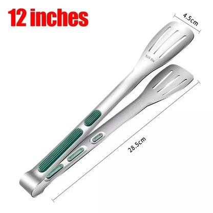 Stainless Steel Food Tongs BBQ Meat Salad Bread Clip Barbecue Grill Buffet Clamp Non-slip Food Tong Cooking Tools Kitchen Gadget
