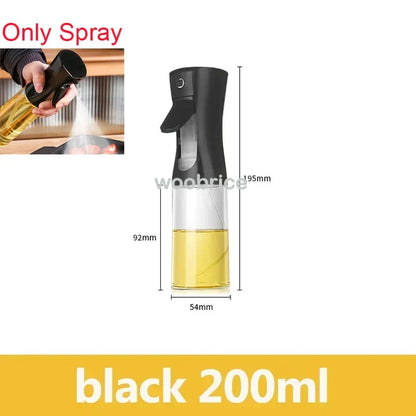 Plastic Spray Oil Sprayer Bottle Spray Oil Dispenser Oil Jar Cruet BBQ Kitchen Baking Roasting Picnic Kitchen Tool
